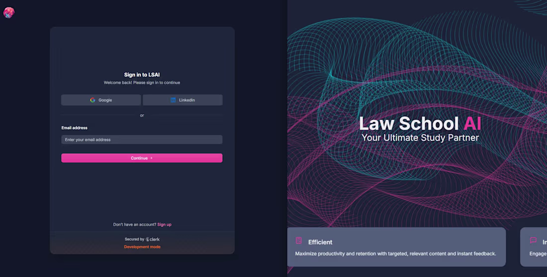 Cover image for Law School AI – Study Partner Platform