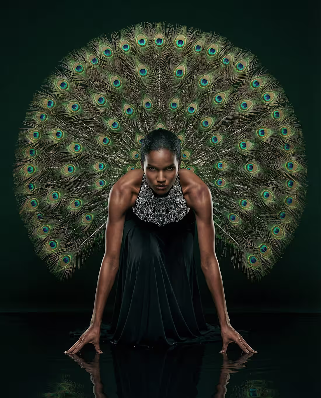 Cover image for She doesn’t wear the peacock.