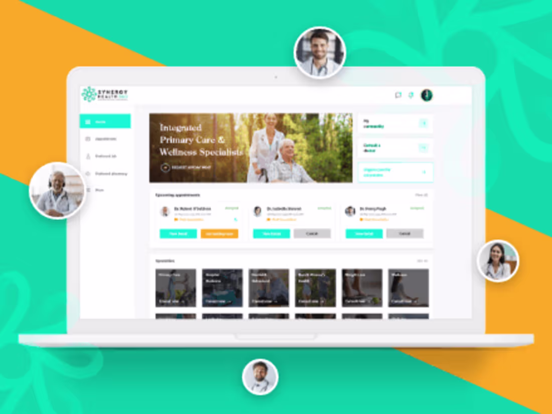 Cover image for Synergy Health 360- Web