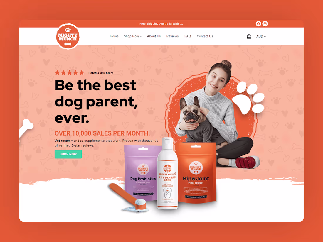 Cover image for Redesigned eCommerce Website for Increased Sales