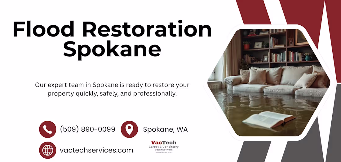 Cover image for Flood Restoration Spokane
VacTech Carpet &
