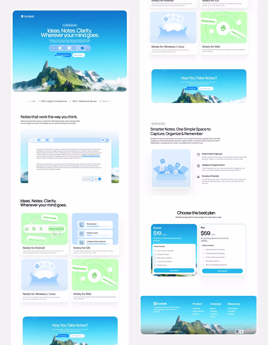 Cover image for Made this landing page design