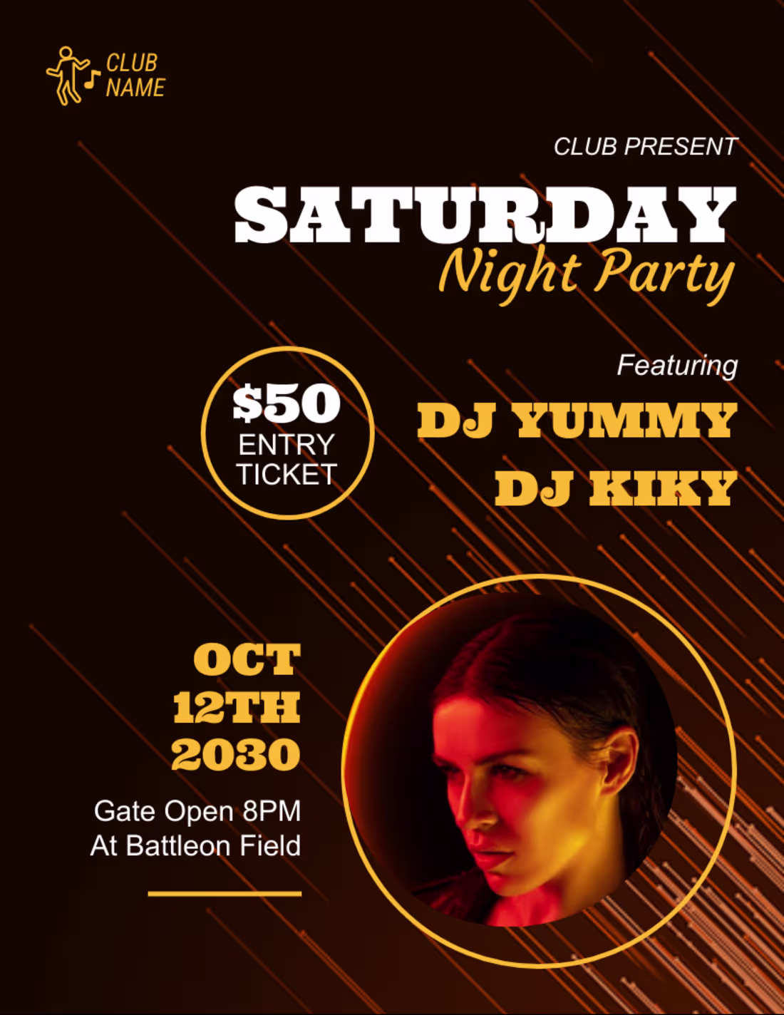 Cover image for Here's a selection of flyer