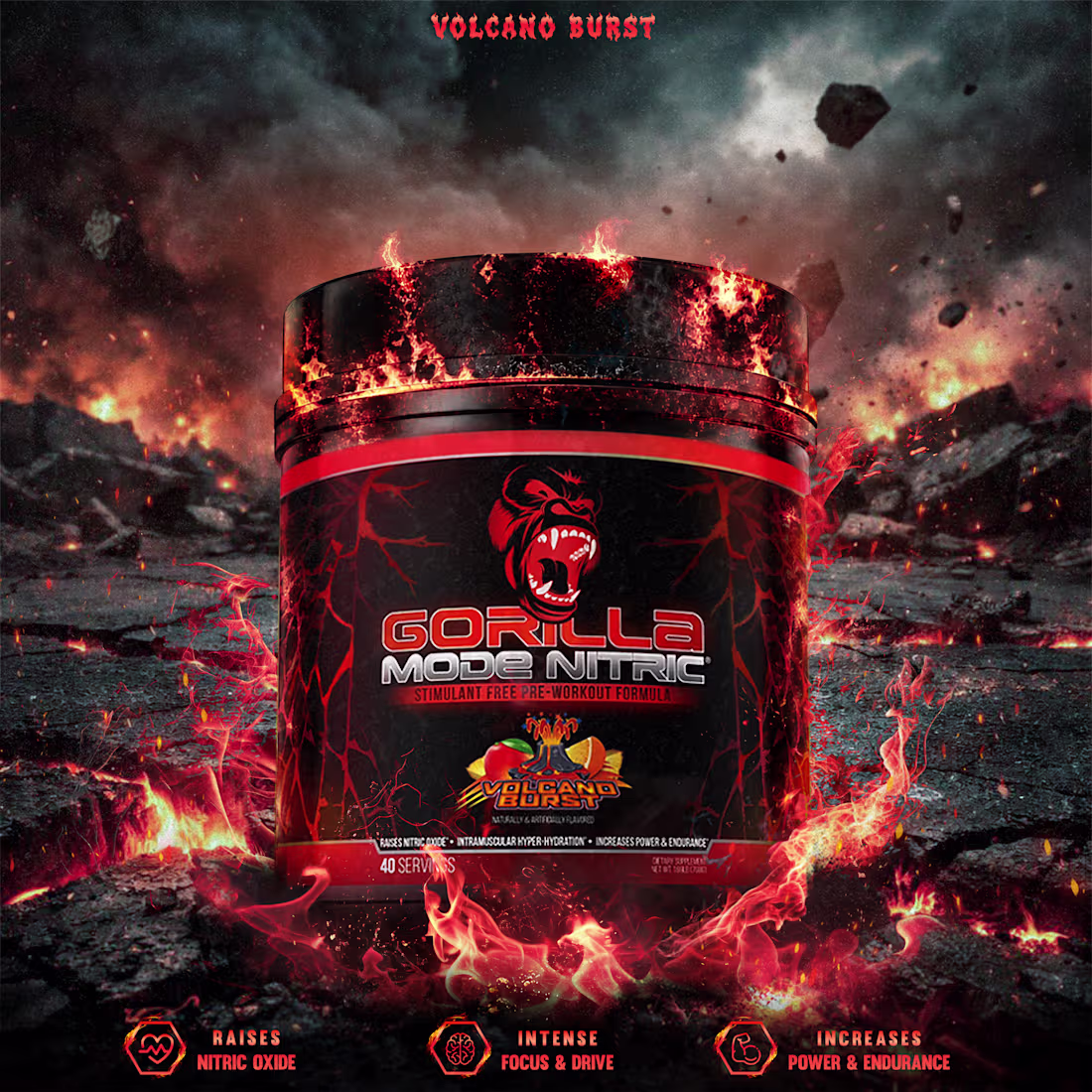 Cover image for Gorilla Pre-Workout — Visualization Series II: INFERNO