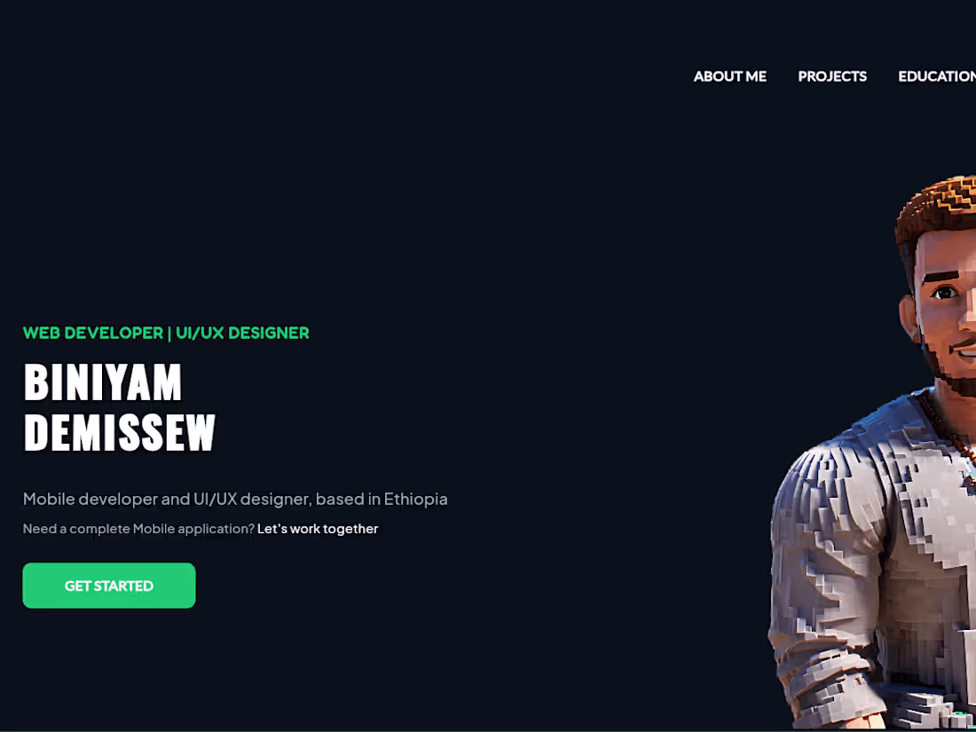 Cover image for Flutter web portfolio