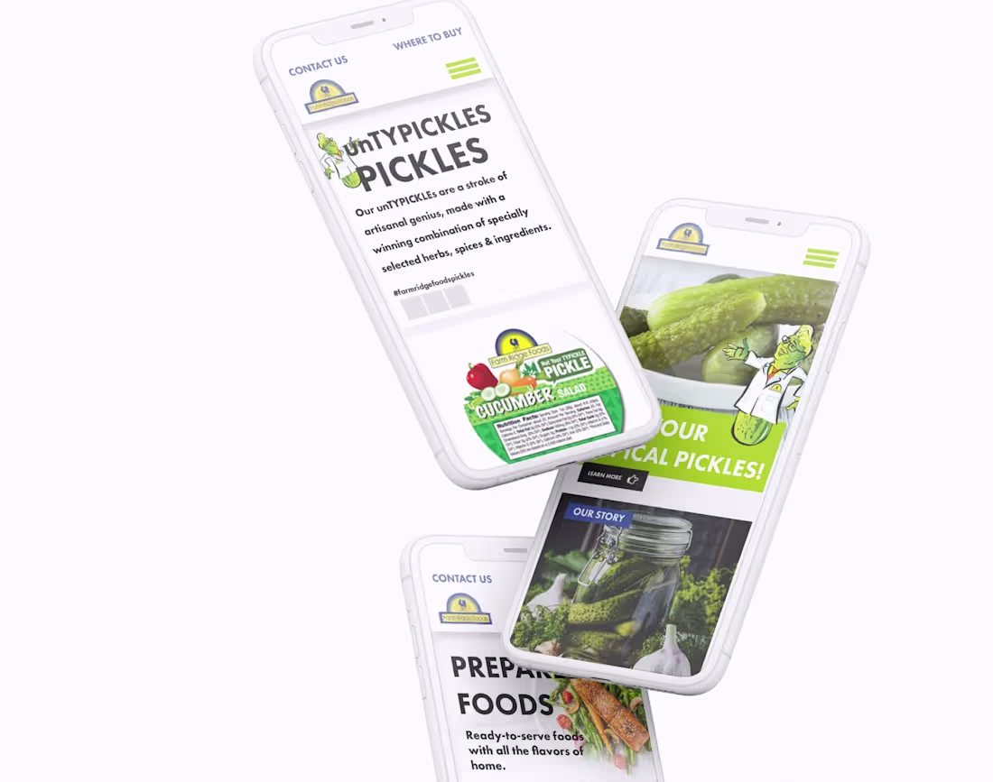 Cover image for For the pickle company website,