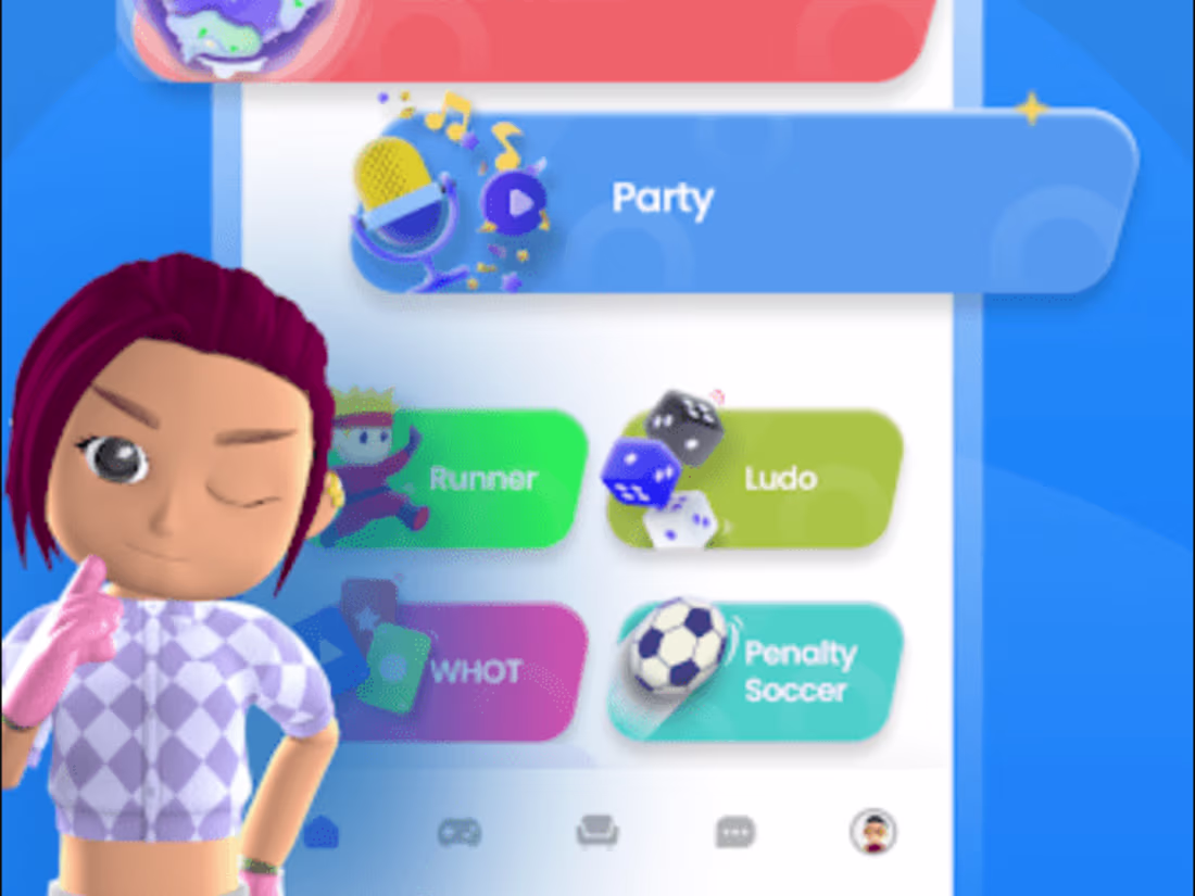 Cover image for Livie: social gaming app with over 100k downloads