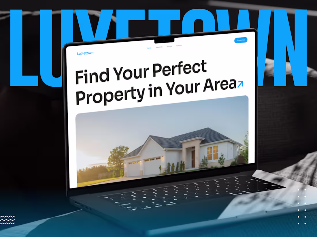 Cover image for LuxeTown - Framer Real Estate Website