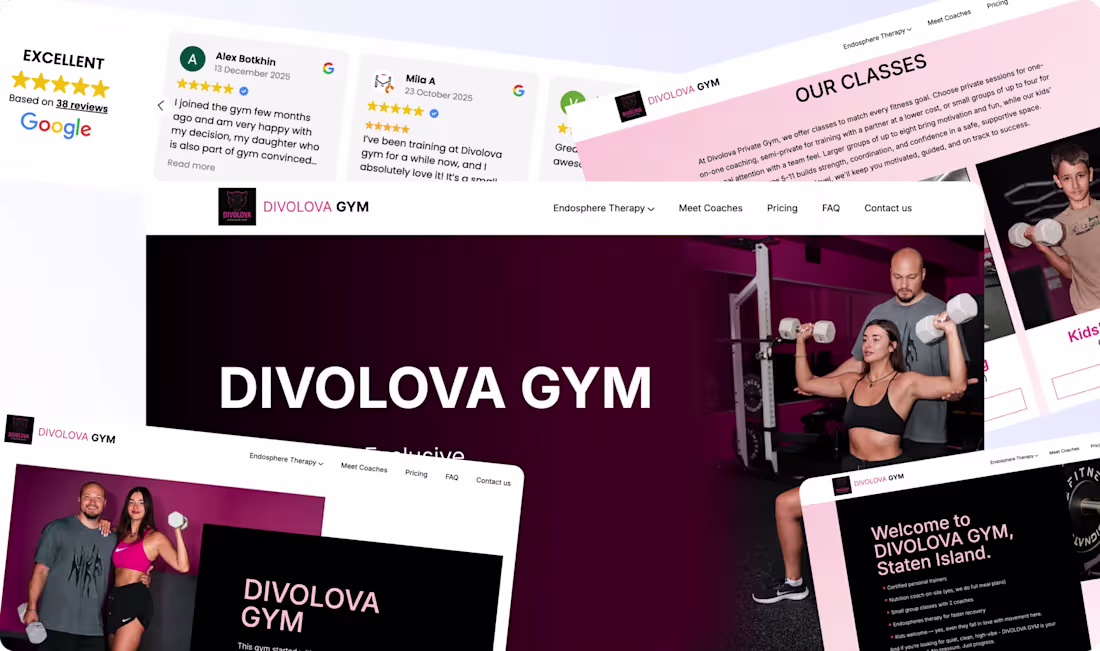 Cover image for We built Divolova Gym’s new