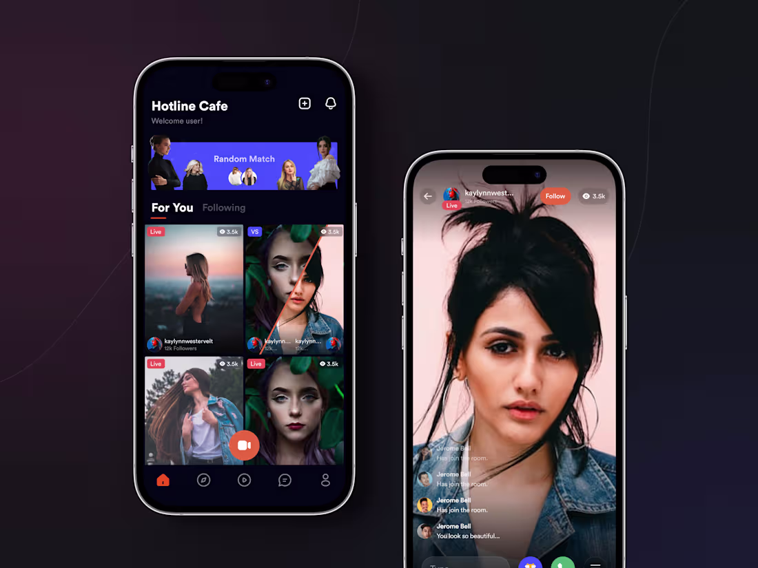 Cover image for Hotline Cafe - Meet random people