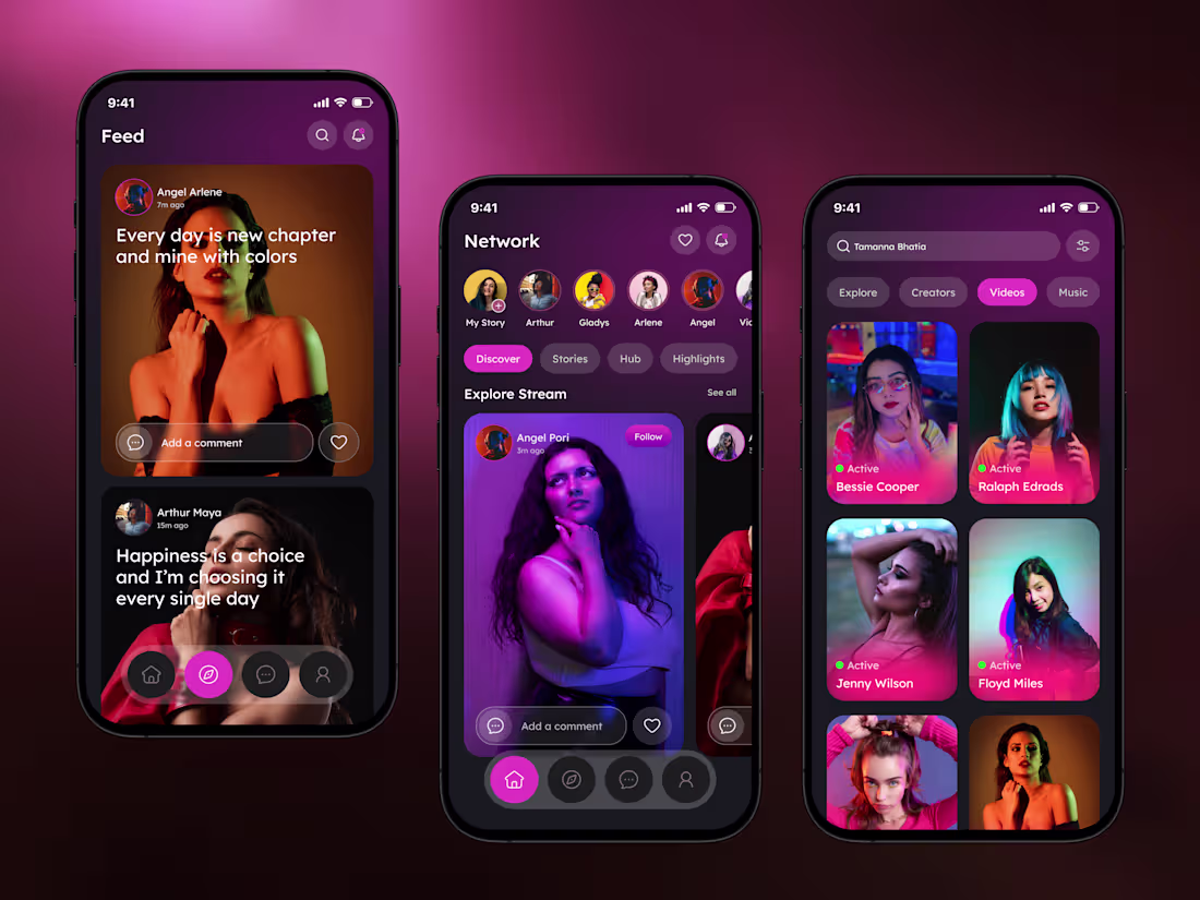 Cover image for Video Stream Mobile App Redesign