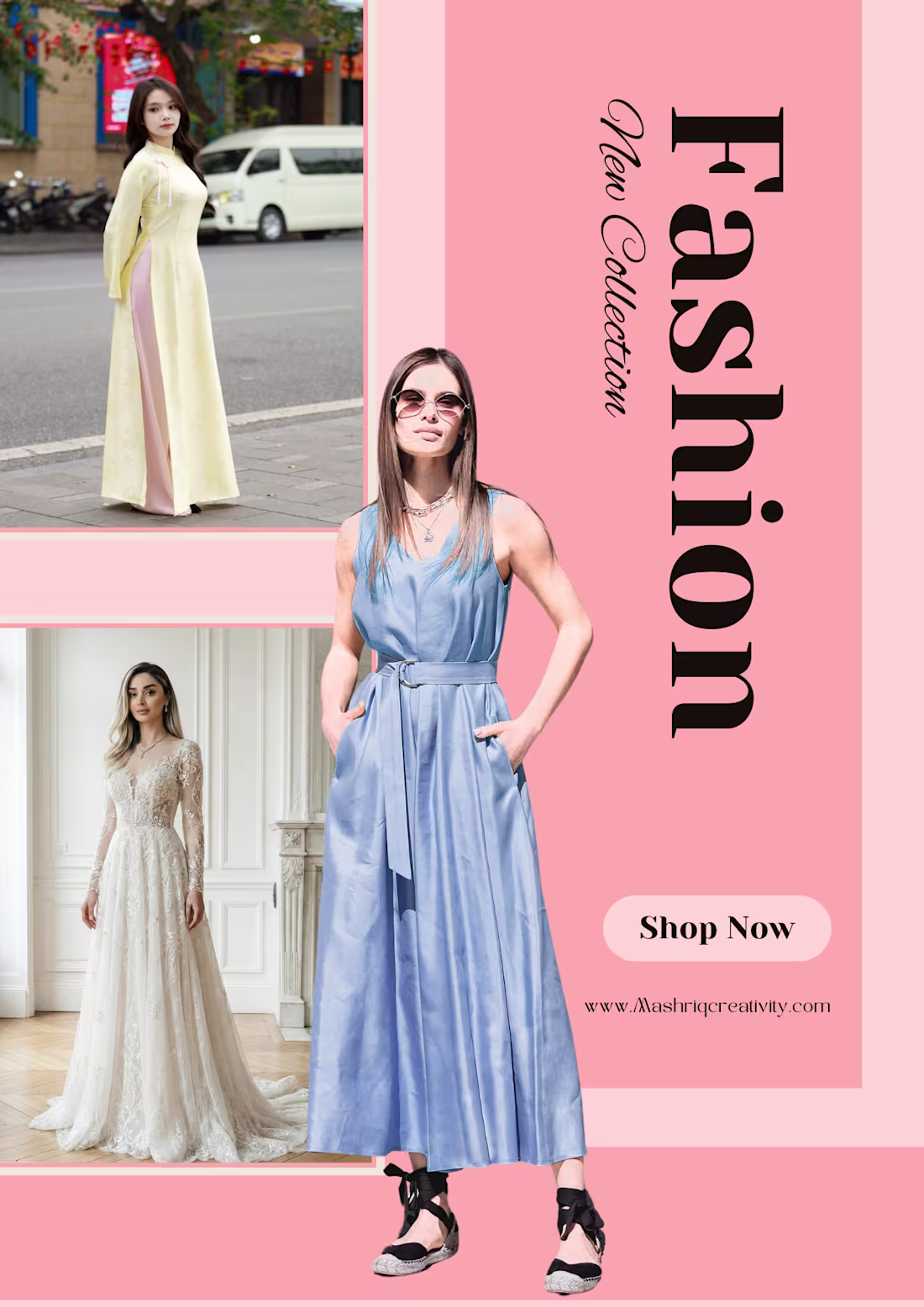 Cover image for "Modern Fashion Collection promotional flyer