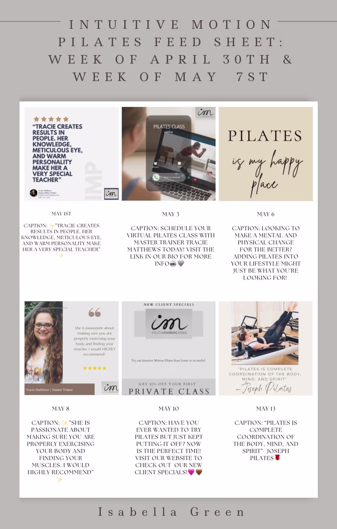 Cover image for Client Feed Mock Up
