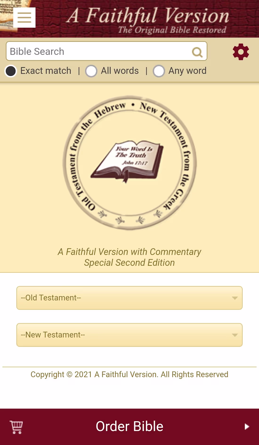 Cover image for Hybrid Mobile App of Bible