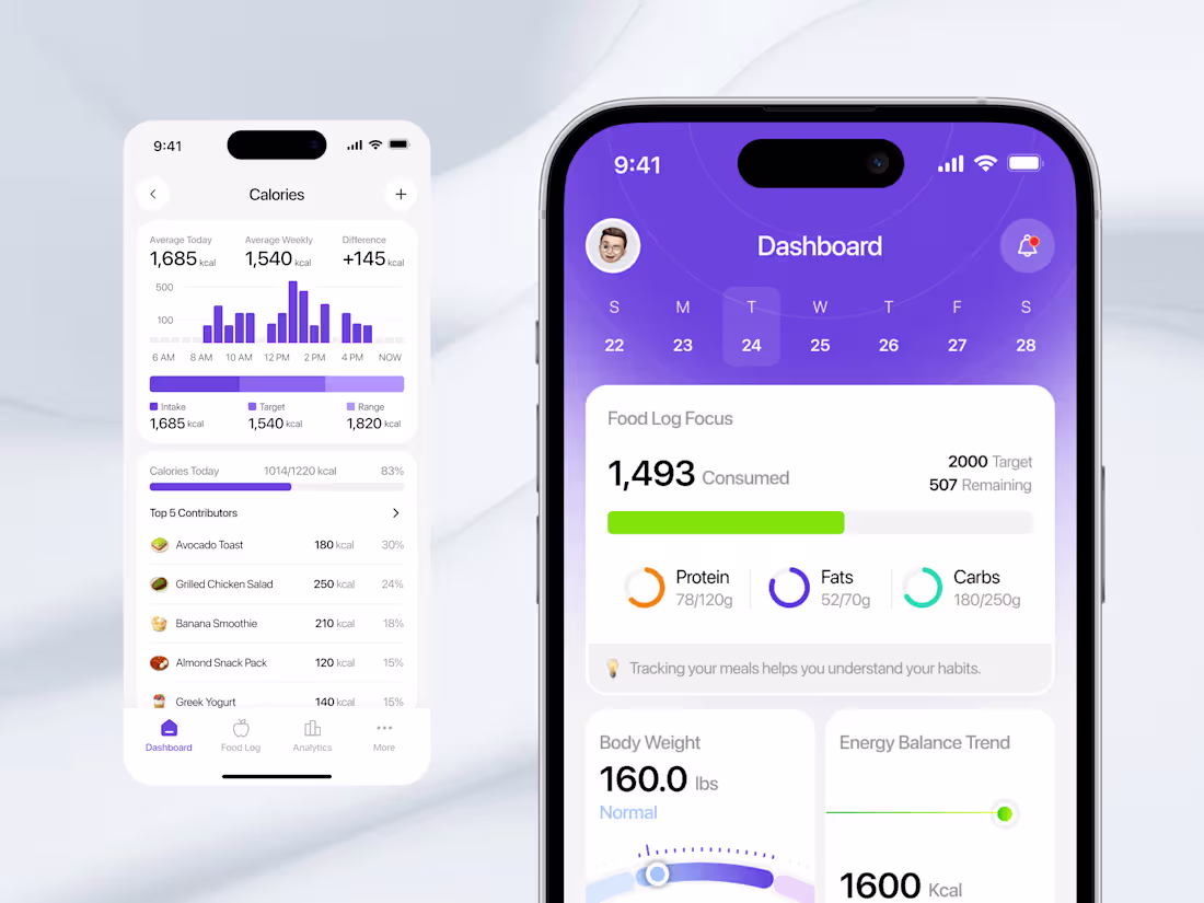 Cover image for Nutrition Tracker Mobile App