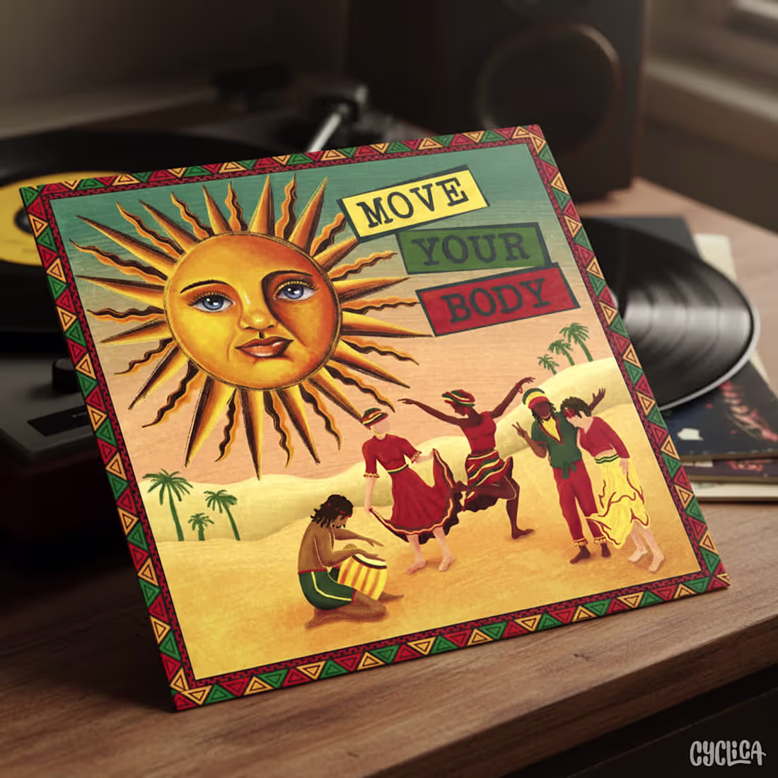 Cover image for An album cover illustration inspired