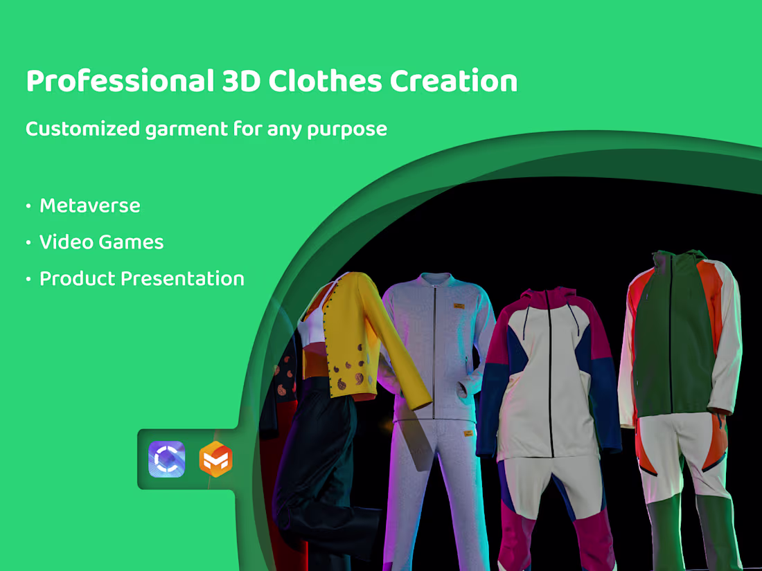 Cover image for You will get a 3D cloth for your online business