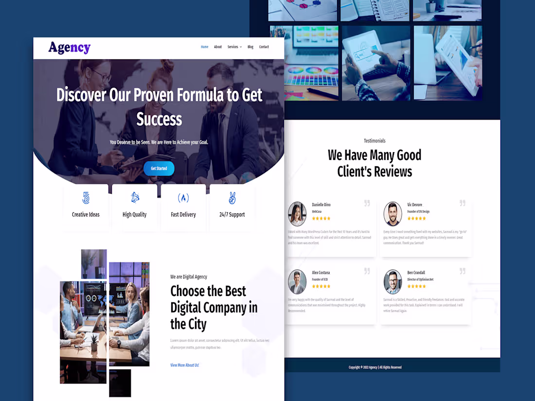 Cover image for Custom WordPress Website with Elementor