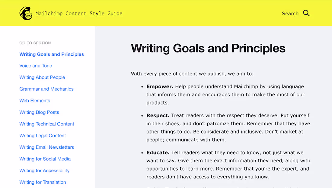 Cover image for Style guide: examples and best practices