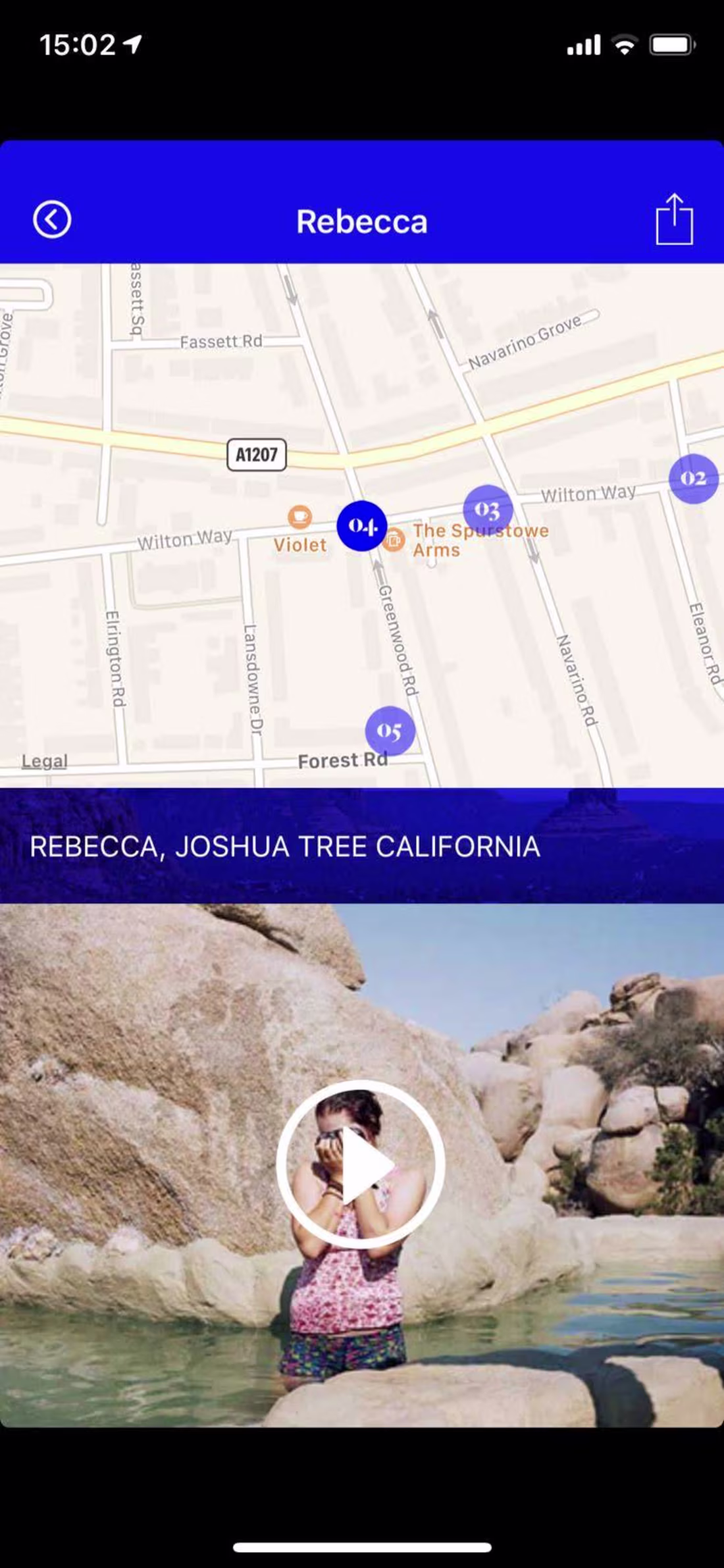 Cover image for Location-based mobile audio guide application