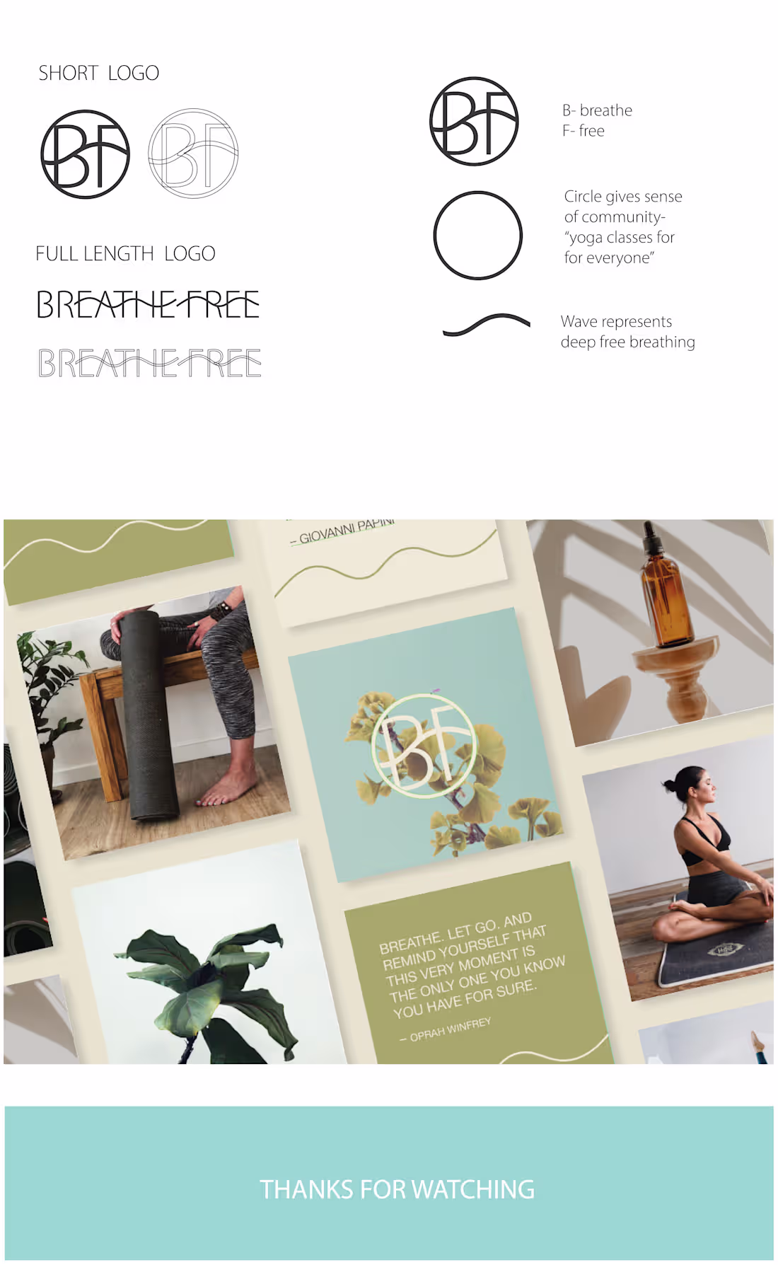 Cover image for Yoga studio brand identity concept on Behance