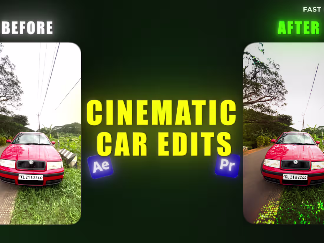 Cover image for Cinematic Fast-Paced Car Reel with Speed Ramping & Beat Sync