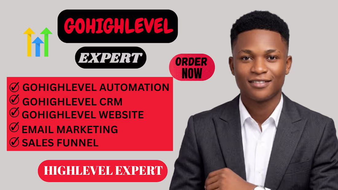 Cover image for GoHighLevel Expert CRM Automation, Funnels, Marketing Automation