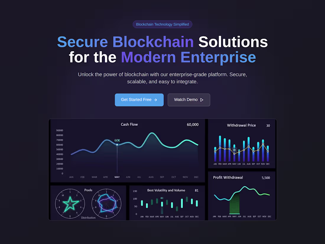 Cover image for BlockSaaS - a Blockchain Services Website