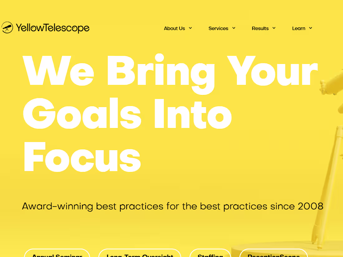 Cover image for YellowTelescope | The Medical Industry’s Elite Consultants