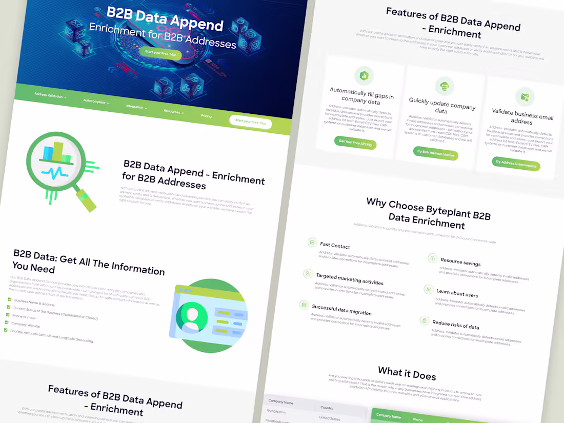 Cover image for Byteplant - B2B Data Enrichment