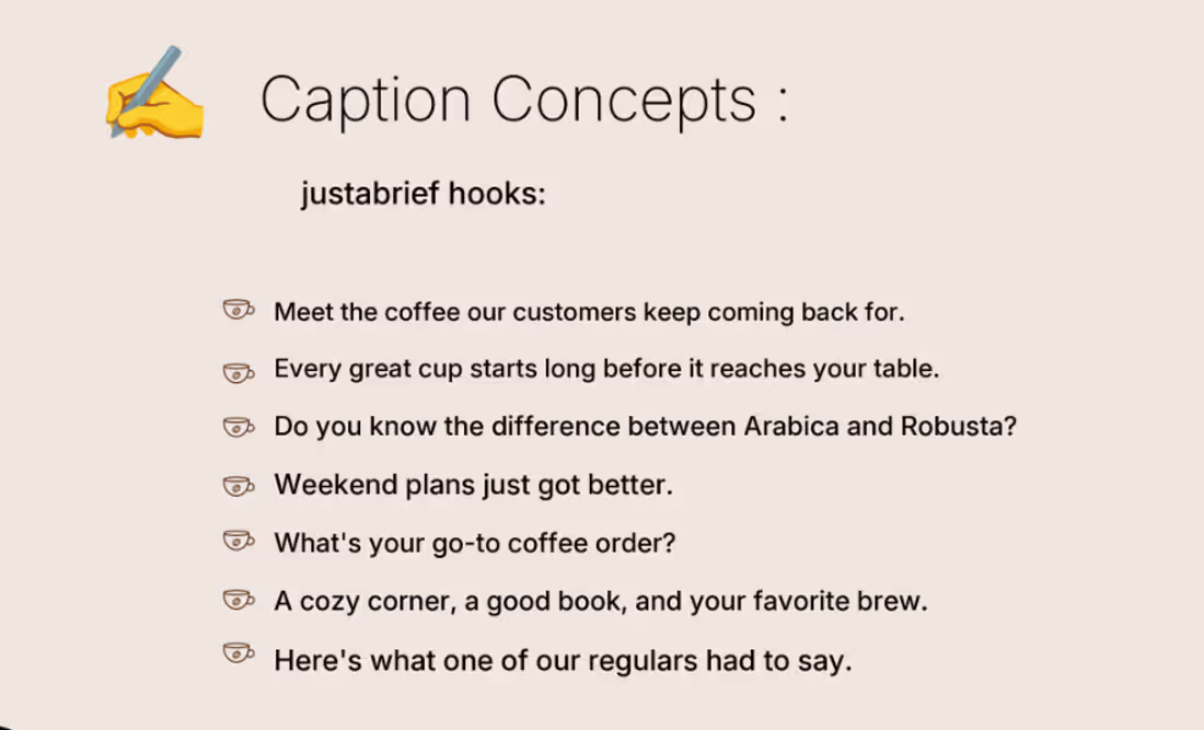 Cover image for A set of Instagram captions