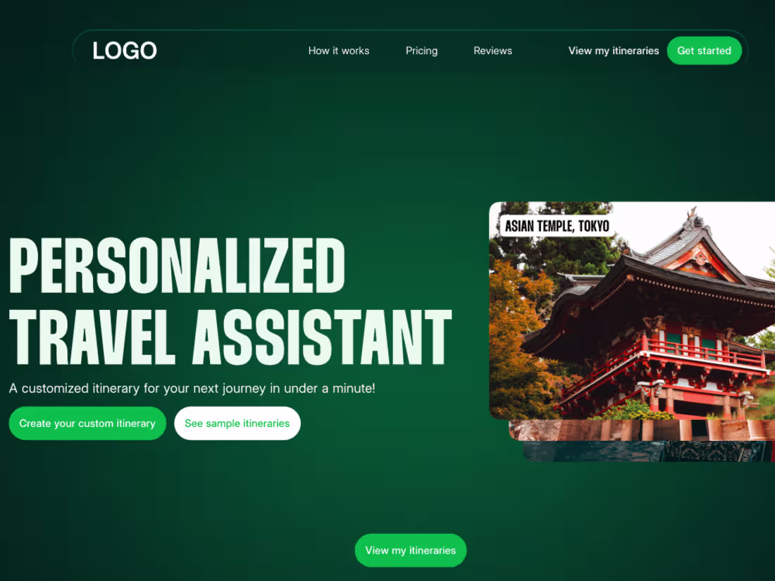 Cover image for Personalized Travel Itinerary