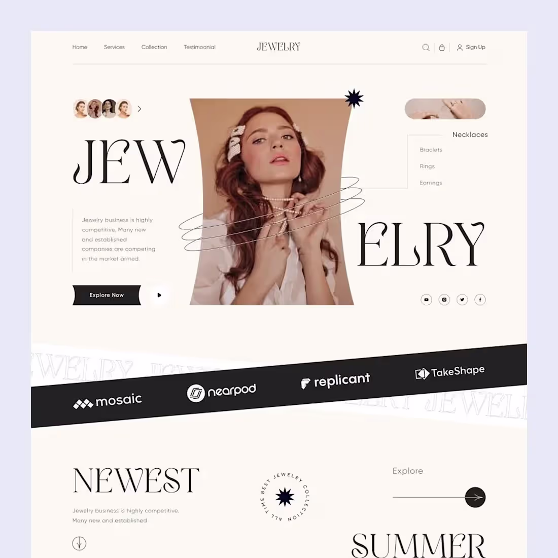 Cover image for Skincare Brand Landing Page