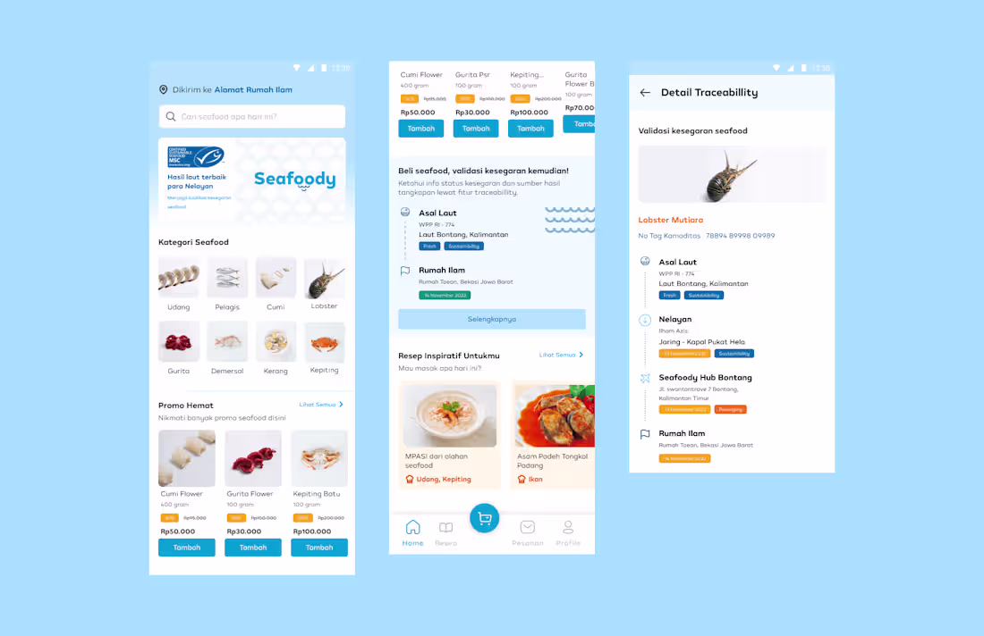 Cover image for Mobile App Design | Seafoody