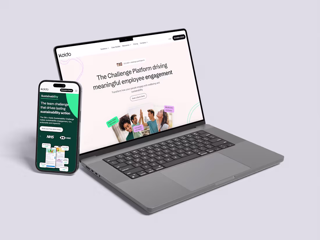 Cover image for Wellbeing & Sustainability —Framer Website Design
