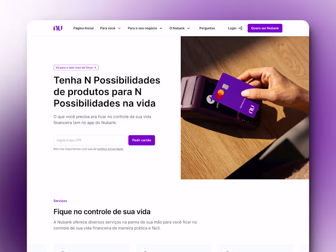 Cover image for Nubank - Website