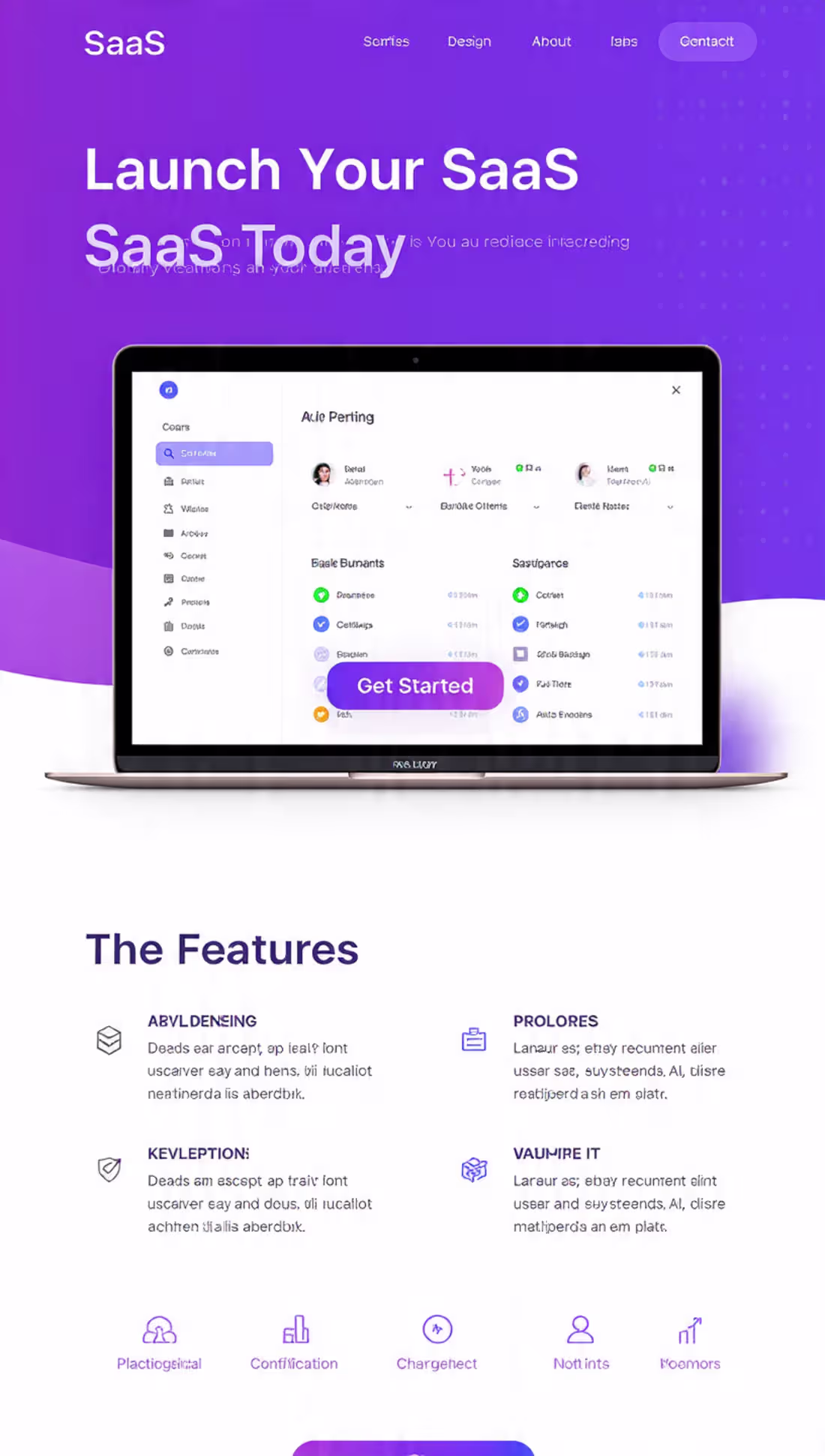 Cover image for I will design a modern SaaS landing page in Figma