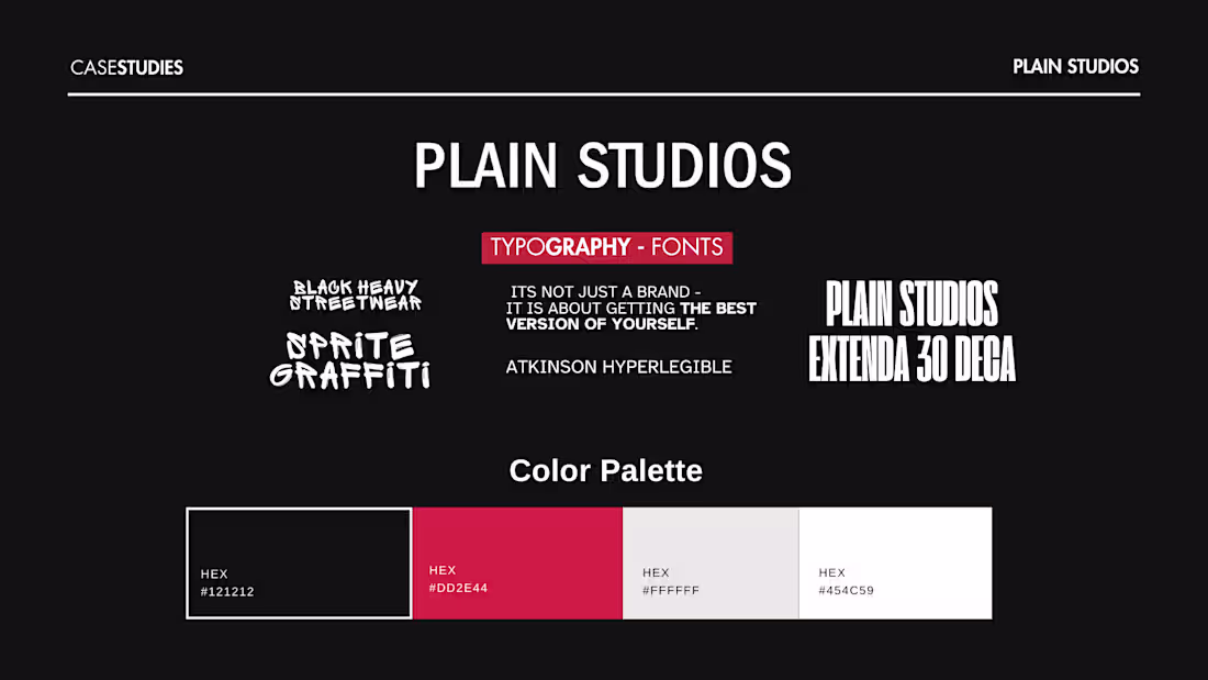 Cover image for PLAIN STUDIOS - Brand Identity Project