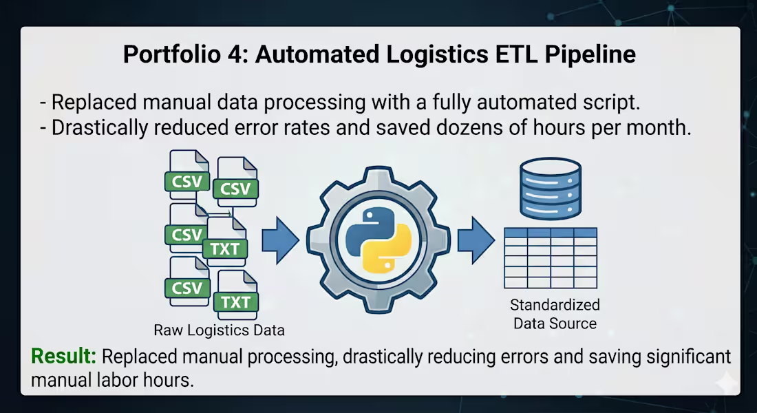 Cover image for Developed a comprehensive Python-based ETL