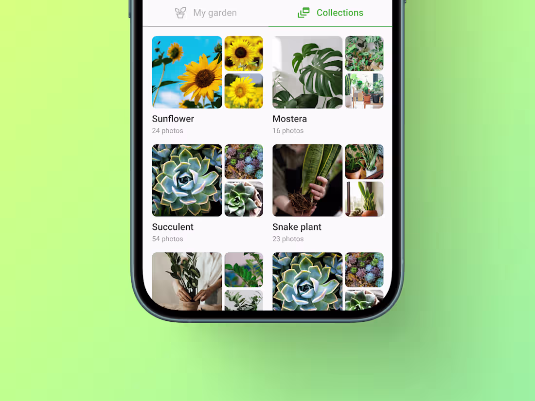 Cover image for UI Design for a gardening social media app