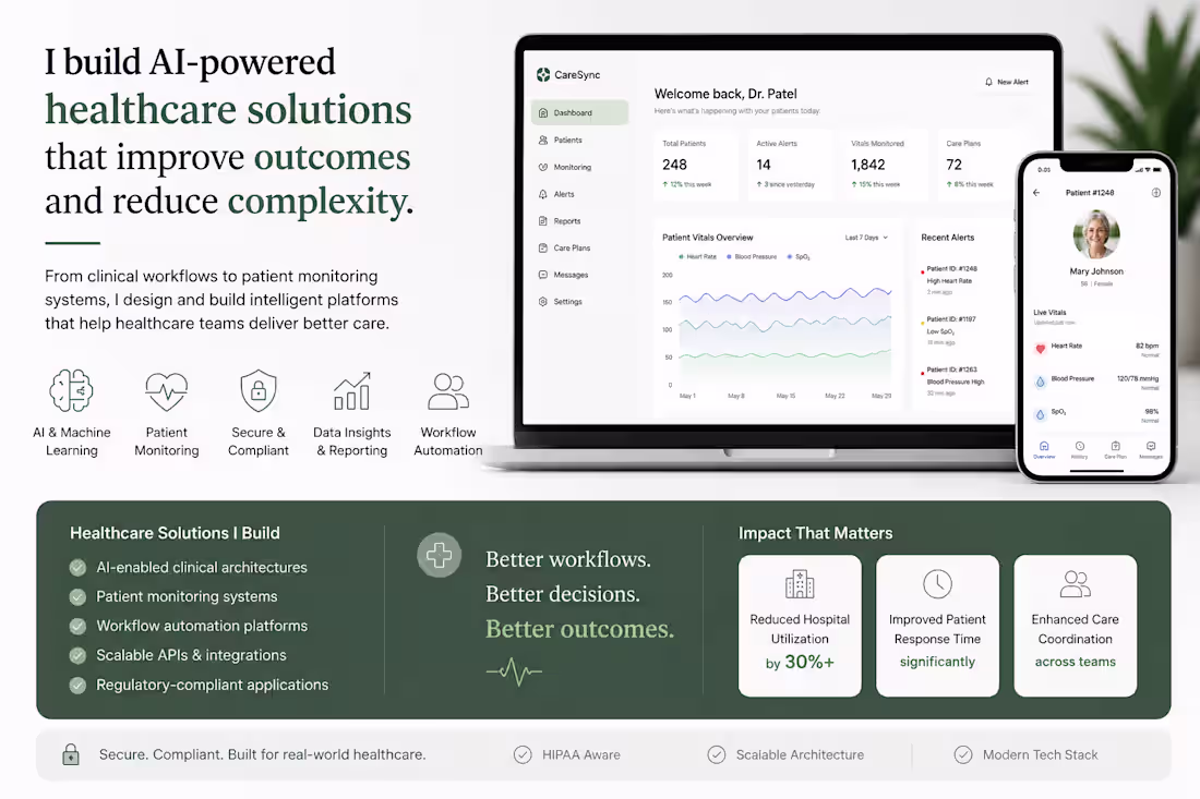 Cover image for Building AI-powered healthcare platforms that
