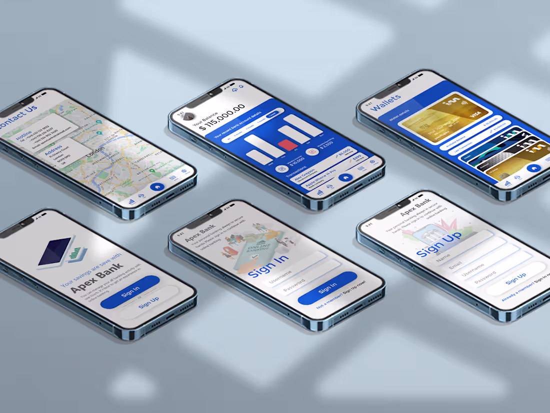 Cover image for Apex Bank - Mobile Banking App