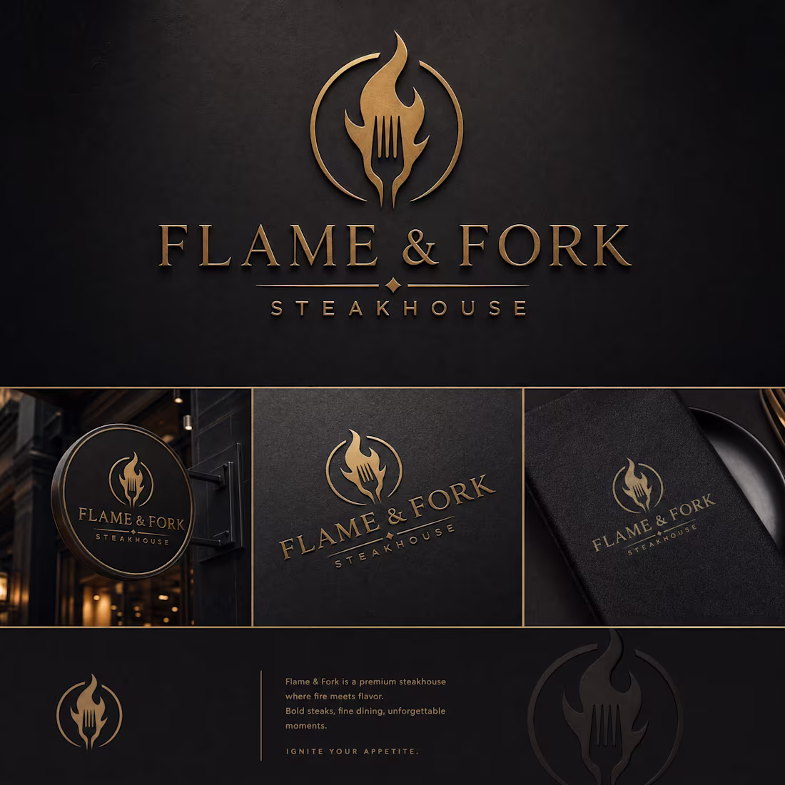 Cover image for Flame & Fork Steakhouse —