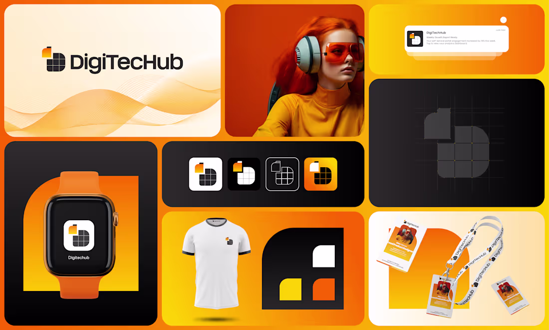 Cover image for Brand Identity Development for DigiTechHub