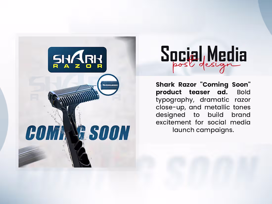 Cover image for Shark Razor "Coming Soon" product