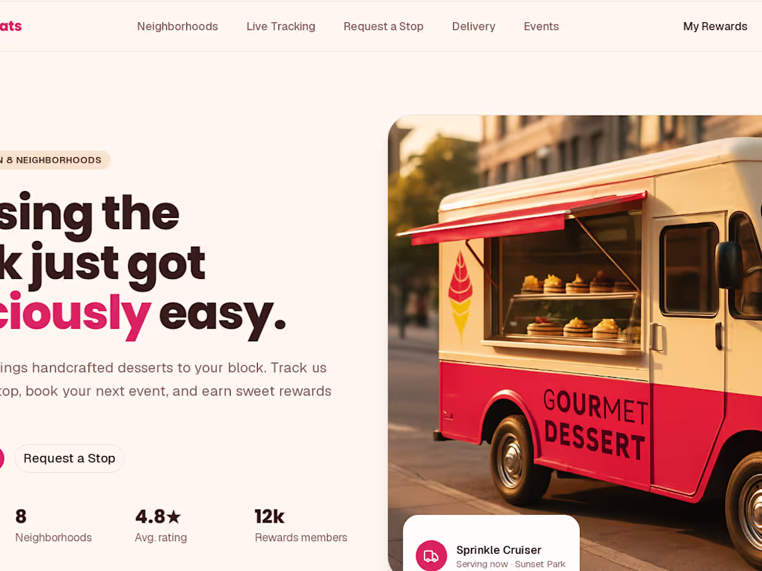 Cover image for Dessert Truck – Food Truck
