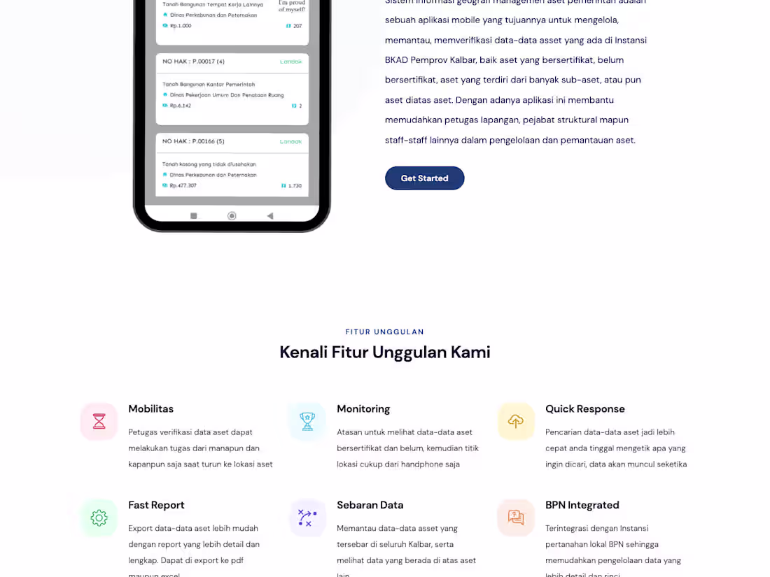 Cover image for Landing Page For Mobile App 