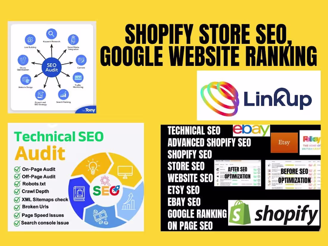 Cover image for store seo website ranking seo top up linking website for sales