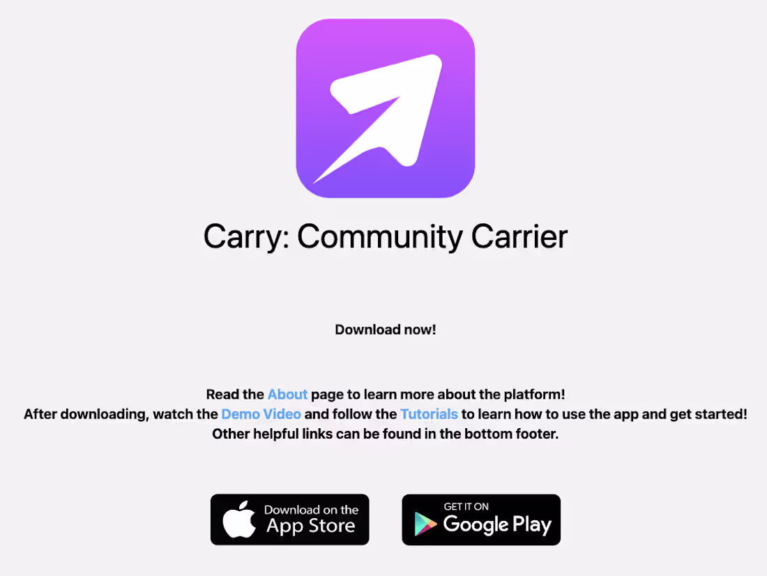 Cover image for Carry: Community Carrier