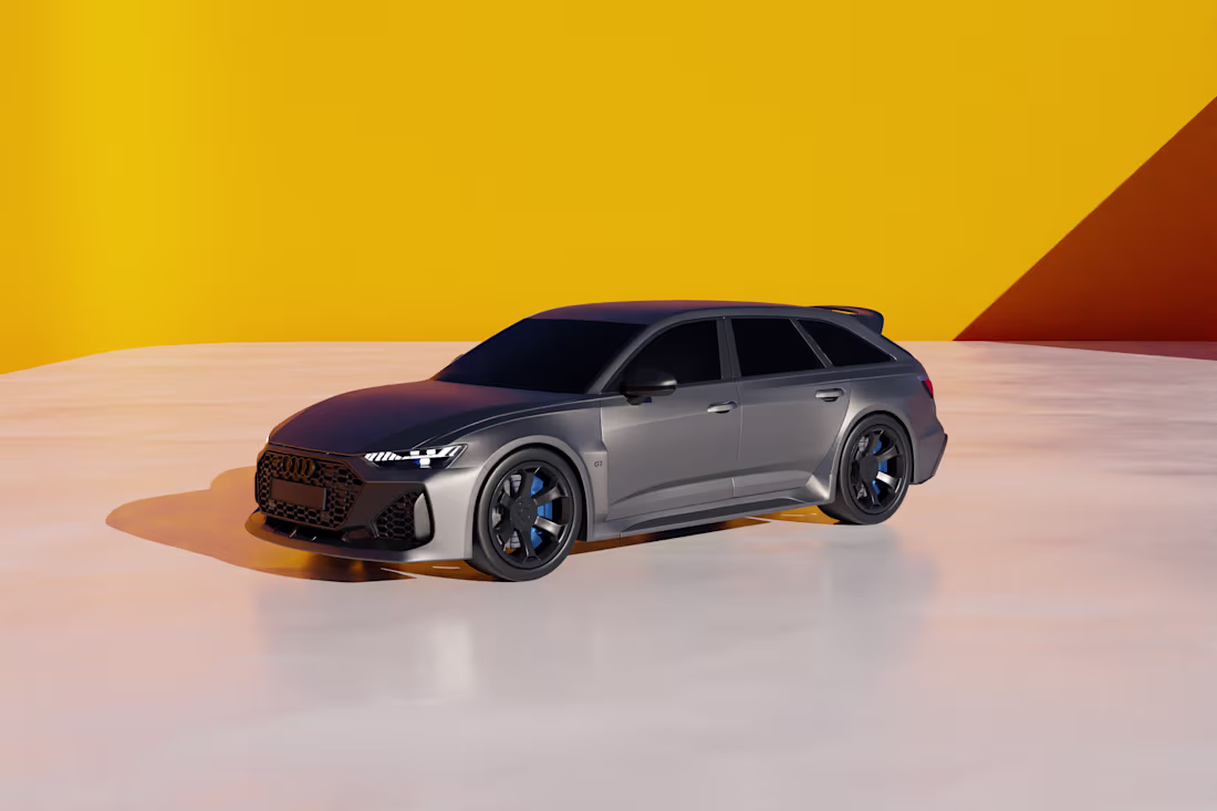 Cover image for The Odyssey: Audi RS6 Avant GT Design in Blender is finally ...